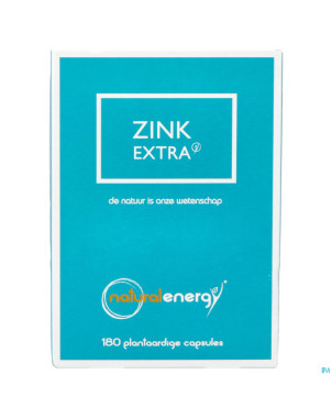 Natural energy zinc extra caps 180