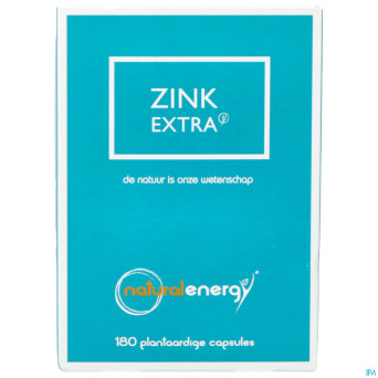 Natural energy zinc extra caps 180