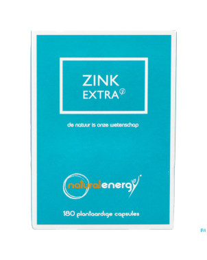 Natural energy zinc extra caps 180