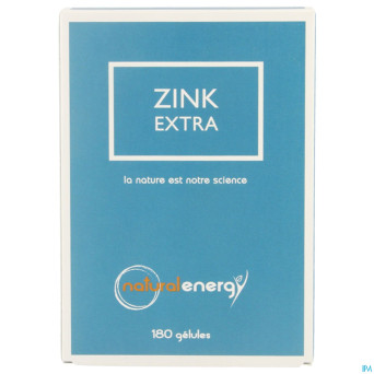 Natural energy zinc extra caps 180