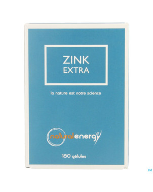 Natural energy zinc extra caps 180