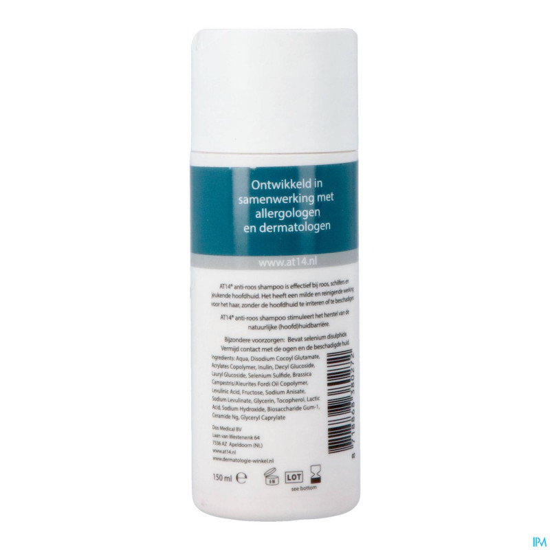 At14 shampooing a/pelliculaire    fl 150ml