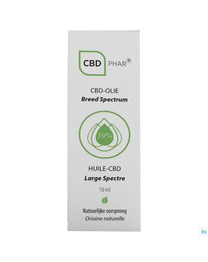 Cbd huile large spectre 10%    10ml cbd-phar