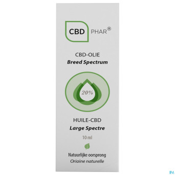 Cbd huile large spectre 20%    10ml cbd-phar