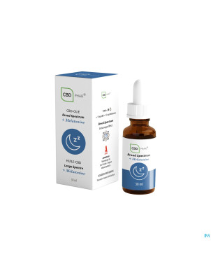 Cbd huile large spectre + melatonine 30ml cbd-phar