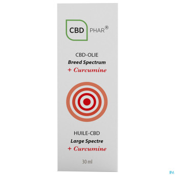 Cbd huile large spectre + curcumine 30ml  cbd-phar