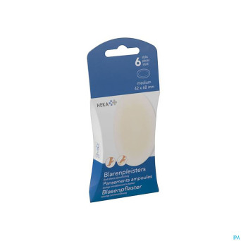 Heka pansements ampoules medium 42x68mm    6