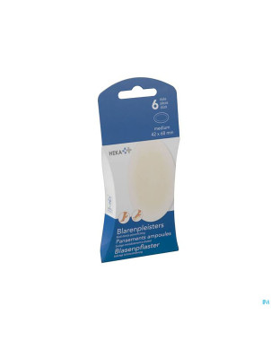 Heka pansements ampoules medium 42x68mm    6