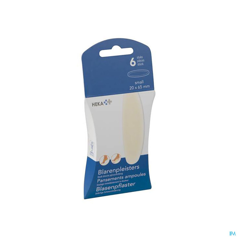 Heka pansements ampoules small 20x65mm    6