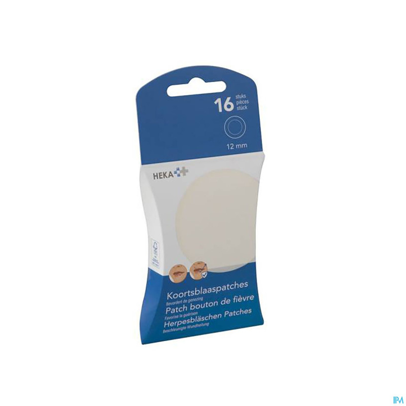 Heka patch bouton fievre 12mm    16