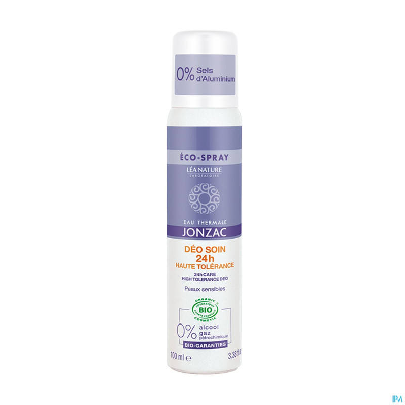 Jonzac nutritive deodorant spray soin 24h bio100ml