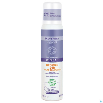 Jonzac nutritive deodorant spray soin 24h bio100ml