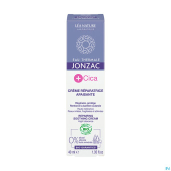 Jonzac cica creme reparatrice bio s/parfum 40ml