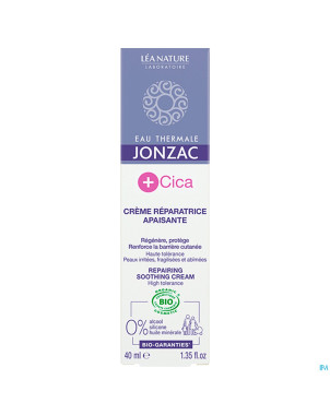 Jonzac cica creme reparatrice bio s/parfum 40ml