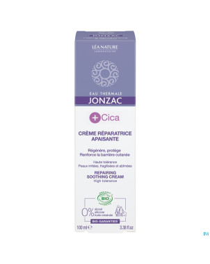 Jonzac cica creme reparatrice bio s/parfum 100ml