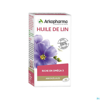 Arkogelules huile de lin    caps 45