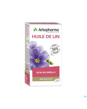 Arkogelules huile de lin    caps 45