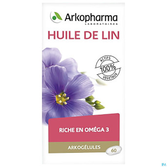 Arkogelules huile de lin    caps 45