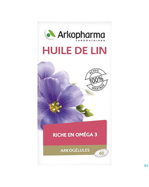 Arkogelules huile de lin    caps 45