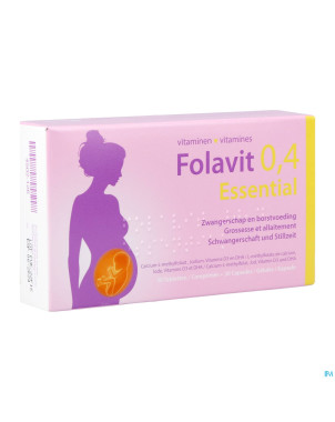 Folavit 0,4mg essential    comp 30 + caps 30 nf