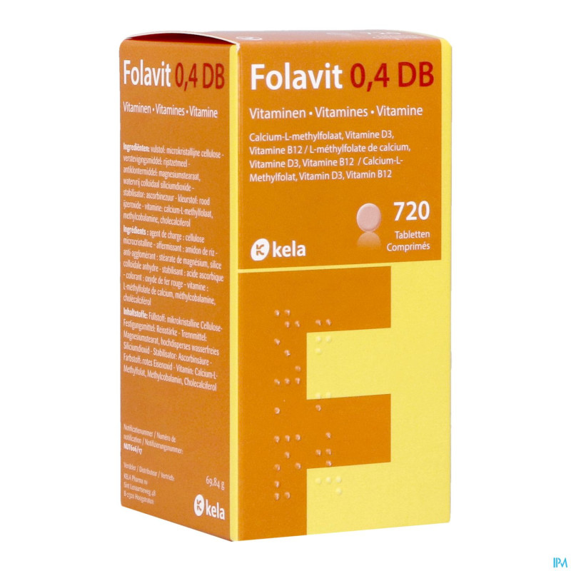 Folavit 0,4mg db    comp 720