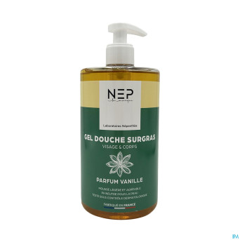 Nep gel douche surgras vanille    fl 750ml