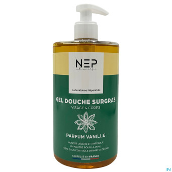 Nep gel douche surgras vanille    fl 750ml