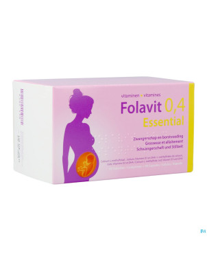 Folavit 0,4mg essential    comp 90 + caps 90 nf