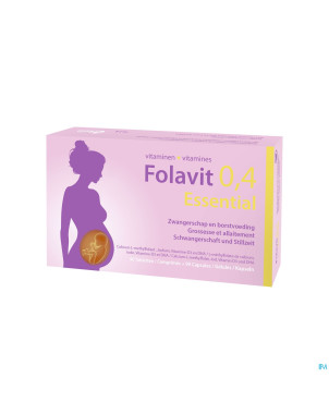Folavit 0,4mg essential    comp 90 + caps 90 nf