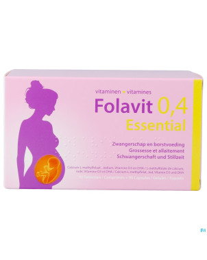Folavit 0,4mg essential    comp 90 + caps 90 nf