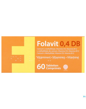 Folavit 0,4mg db    comp 60