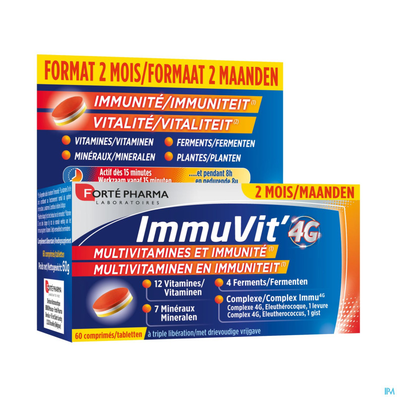 Immuvit 4g 2 mois    comp 60