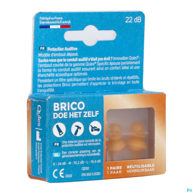 Quies protection auditive specific bricolage