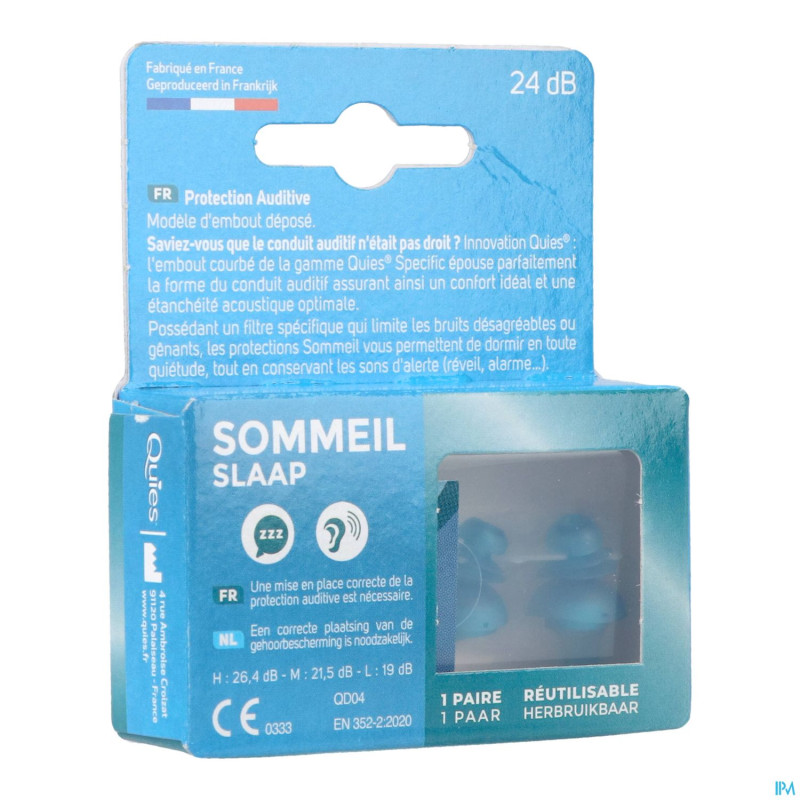 Quies protection auditive specific sommeil