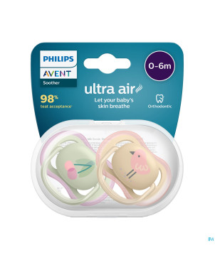Philips avent sucette +0m air cerise