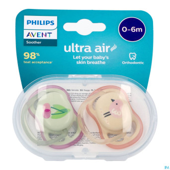 Philips avent sucette +0m air mix fruits