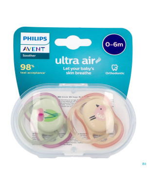 Philips avent sucette +0m air mix fruits