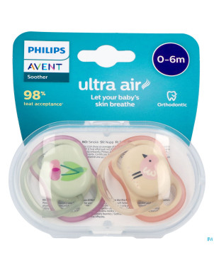 Philips avent sucette +0m air mix fruits