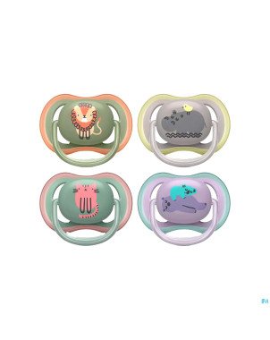 Philips avent sucette +6m air mix animaux