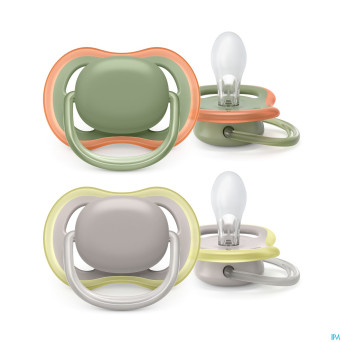 Philips avent sucette +6m air olive