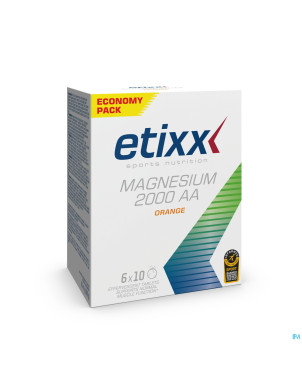 Etixx magnesium 2000 aa    comp efferv. 6x10