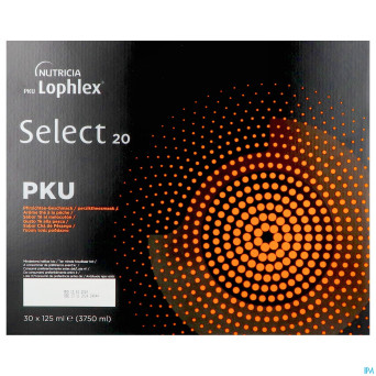 Pku lophlex select 20 the peche    30x125ml