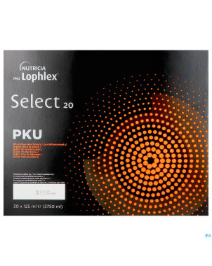 Pku lophlex select 20 the peche    30x125ml