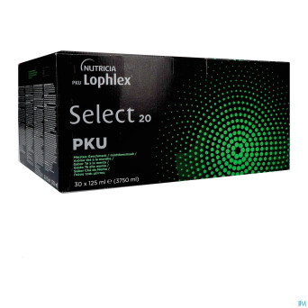 Pku lophlex select 20 the menthe    30x125ml