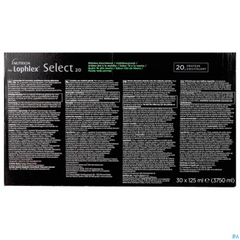 Pku lophlex select 20 the menthe    30x125ml