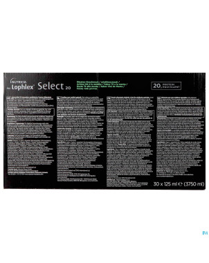 Pku lophlex select 20 the menthe    30x125ml