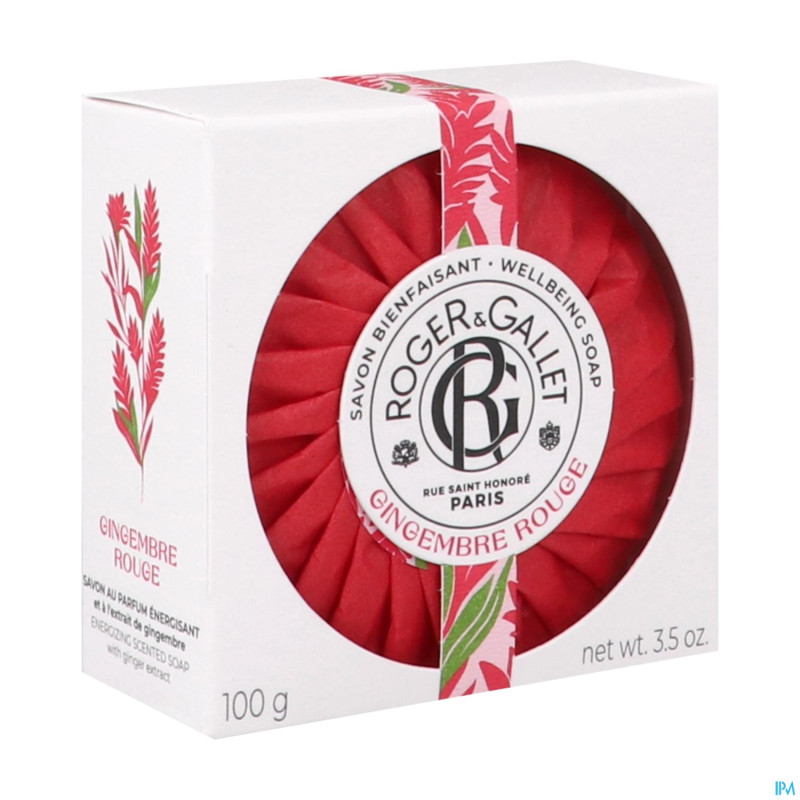 Roger&gallet gingembre rouge savon 100g