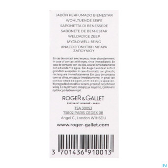 Roger&gallet gingembre rouge savon 100g
