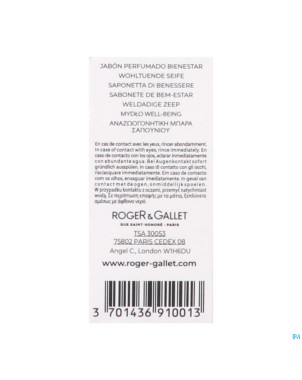 Roger&gallet gingembre rouge savon 100g