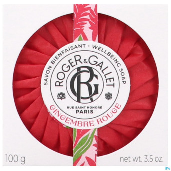 Roger&gallet gingembre rouge savon 100g